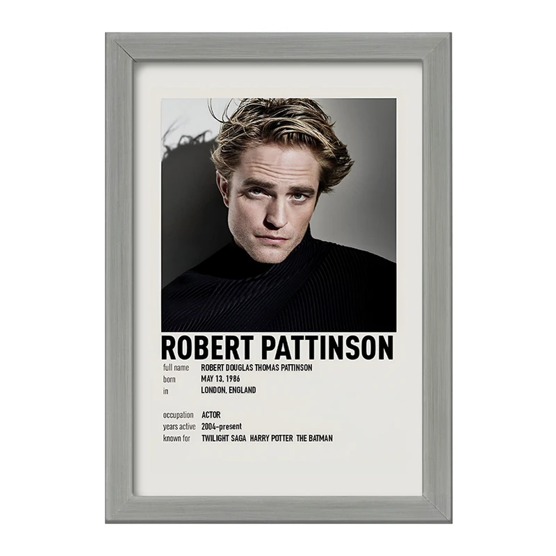 تابلو خندالو طرح رابرت پتینسون (Robert Pattinson) کد F13145