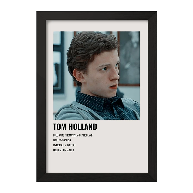 تابلو خندالو طرح تام هالند (Tom Holland) کد F13157