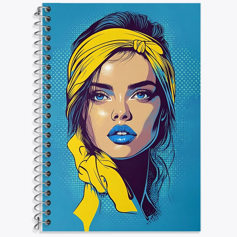 دفتر نت موسیقی 50 برگ خندالو طرح دخترانه کد F9637