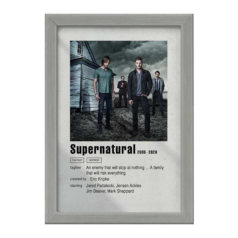 تابلو خندالو طرح سوپرنچرال (Supernatural) کد F11277