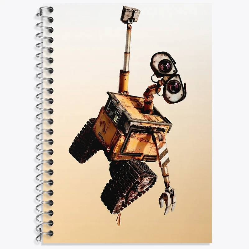 دفتر زبان دوخط 50 برگ خندالو طرح وال ای (wall-E) کد F3409