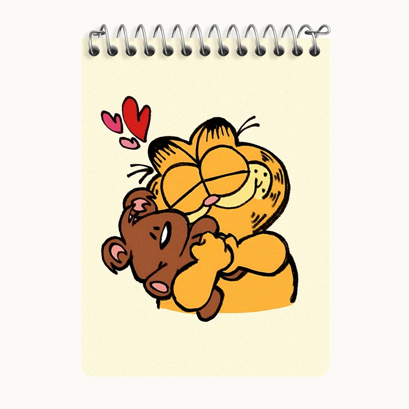 دفتر یادداشت 50 برگ خندالو طرح گارفیلد (Garfield)  کد N5074