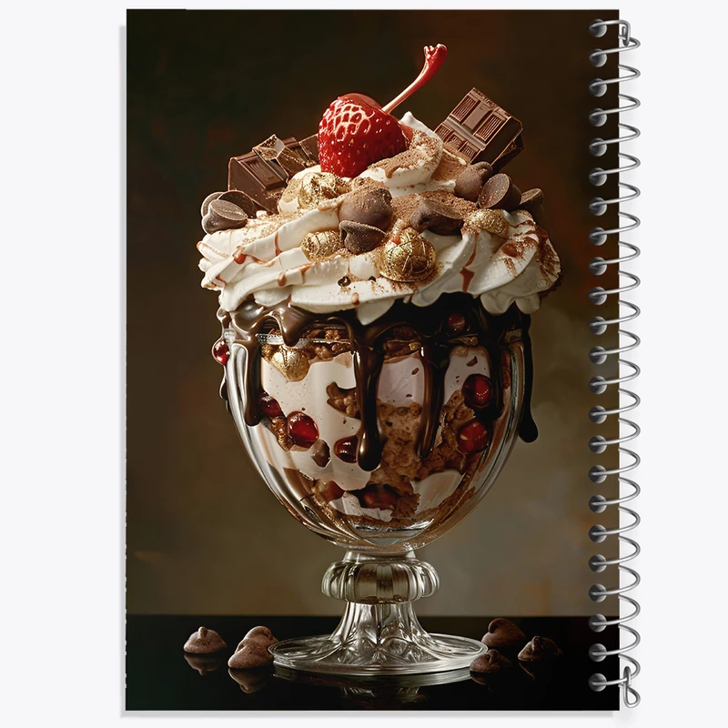 دفتر مشق 100 برگ خندالو طرح بستنی کد F9350