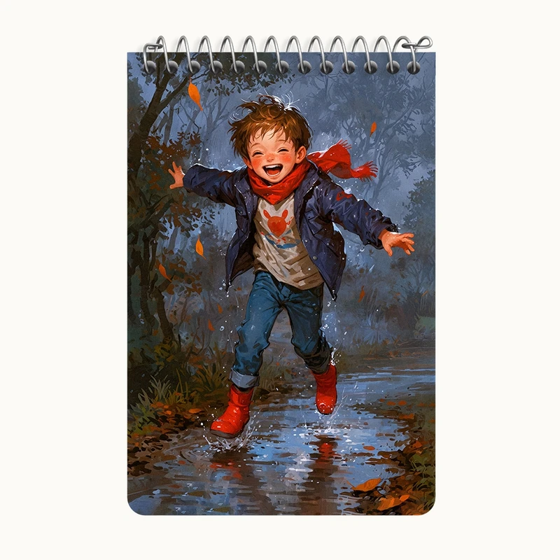 دفتر یادداشت 50 برگ خندالو طرح پسرانه کد F5419