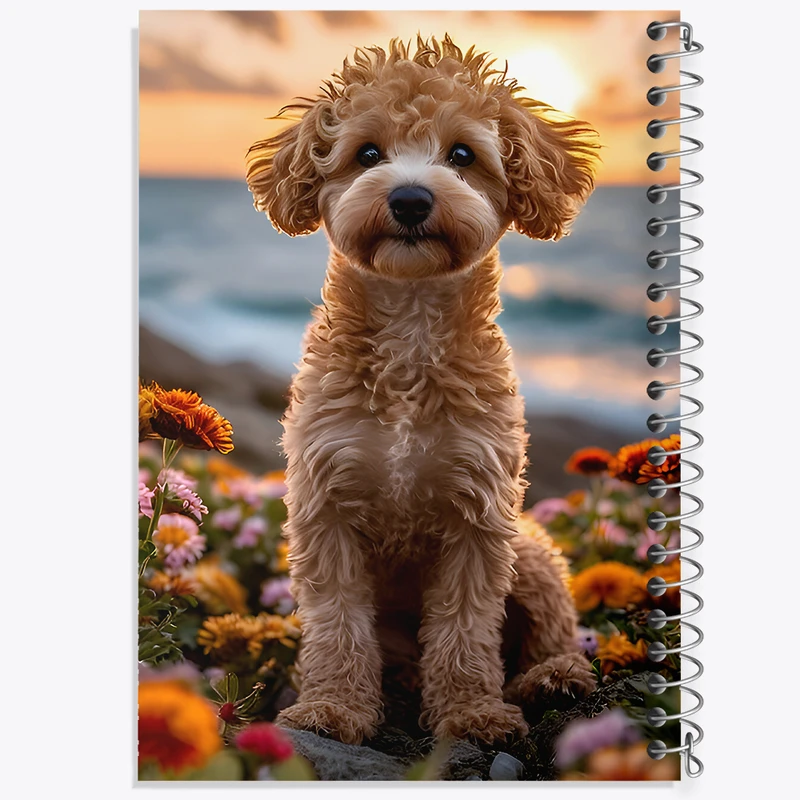 دفتر نقاشی 50 برگ خندالو طرح سگ کیوت کد F9009