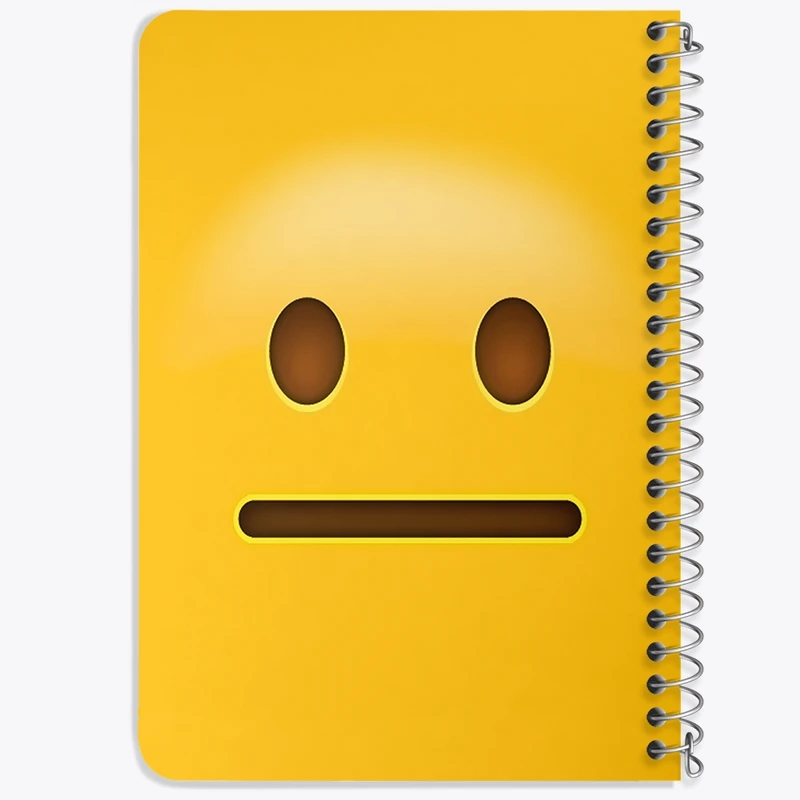 دفتر یادداشت 50 برگ خندالو طرح ایموجی Emoji کد 1293