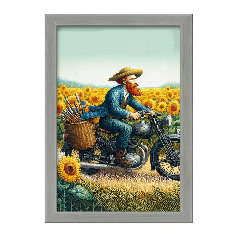 تابلو خندالو طرح ونسان ونگوگ کد F8781