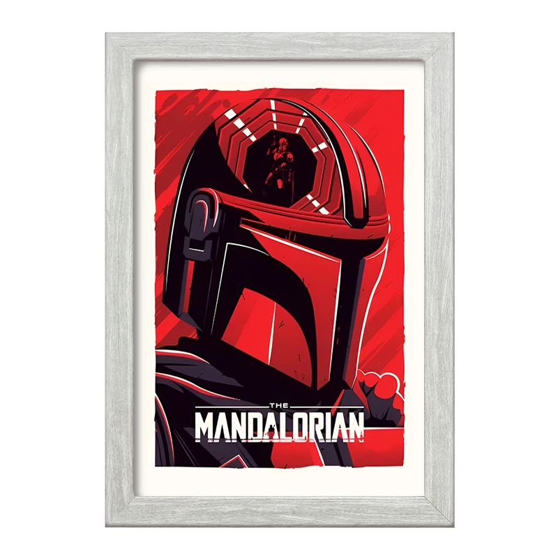 تابلو خندالو طرح مندلورین (The Mandalorian) کد F13745