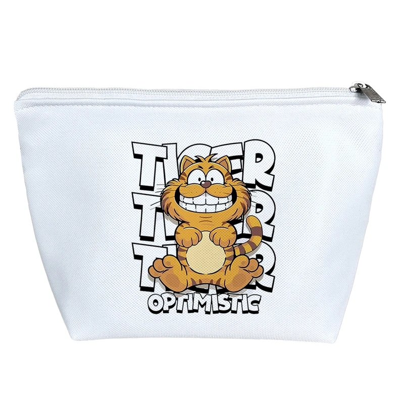 کیف لوازم آرایش دخترانه خندالو مدل گارفیلد (Garfield) کد H2847