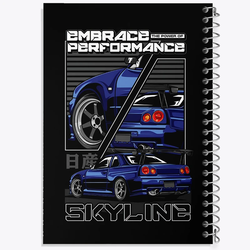 دفتر نقاشی 50 برگ خندالو طرح نیسان (Nissan) کد N8280