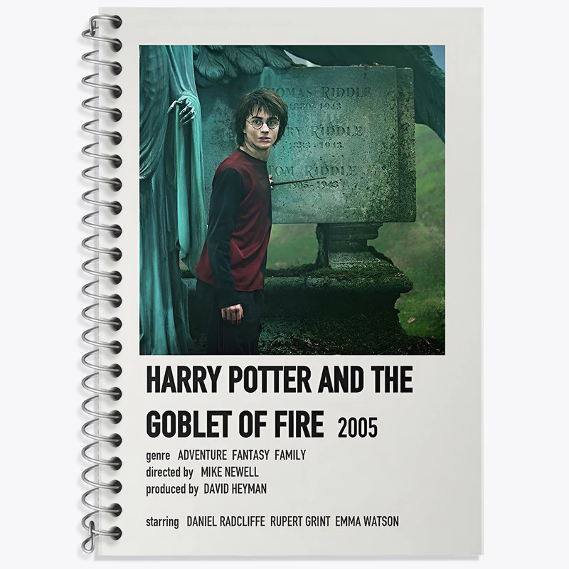 دفتر زبان دوخط 50 برگ خندالو طرح هری پاتر (Harry Potter) کد F13405