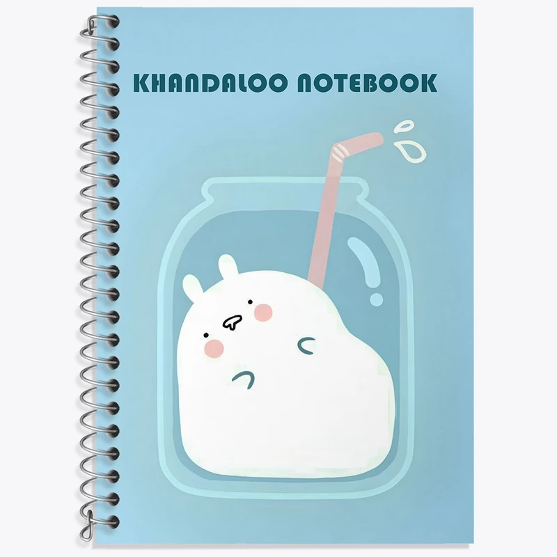 دفتر لغت 50 برگ خندالو طرح خرگوش در لیوان کد N6185