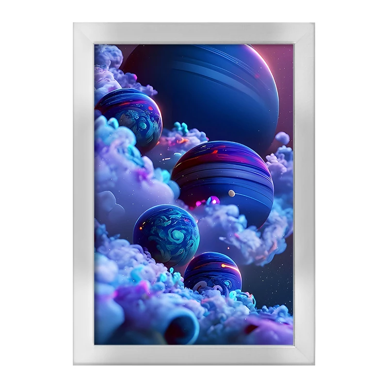 تابلو خندالو طرح کهکشان (galaxy) کد F6450