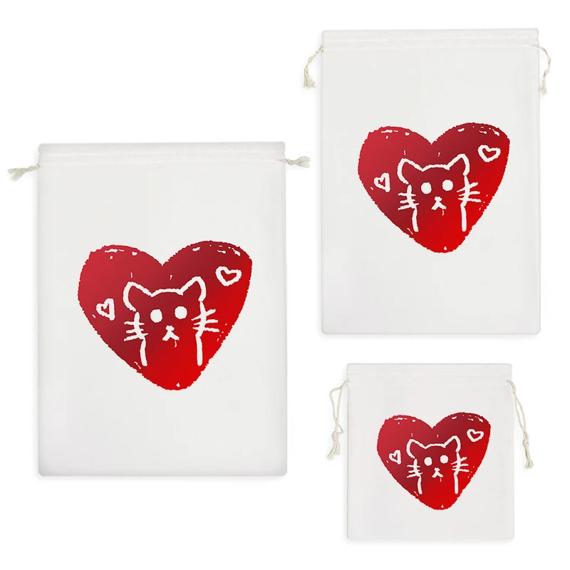 نظم دهنده خندالو مدل قلب گربه ای کد 7591 مجموعه 3 عددی