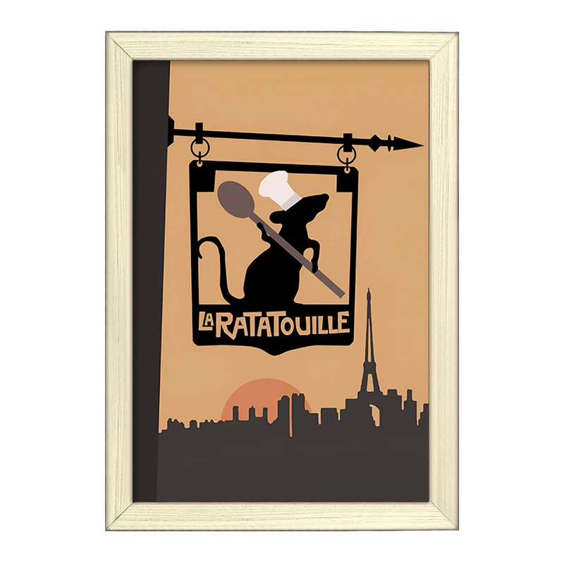 تابلو خندالو طرح راتاتویی (Ratatouille) کد F10287