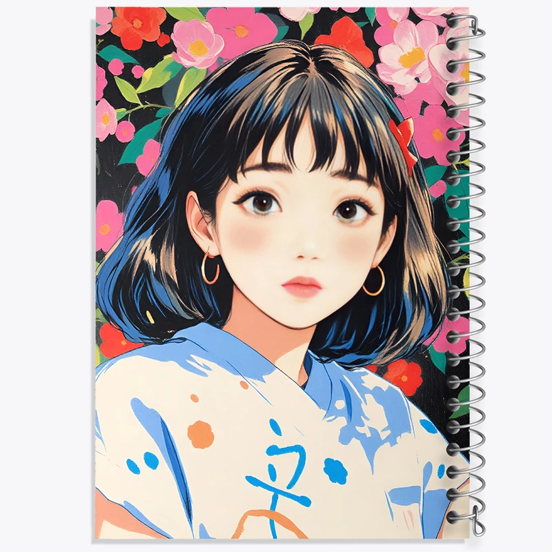 دفتر مشق 100 برگ خندالو طرح دخترانه کد N7759