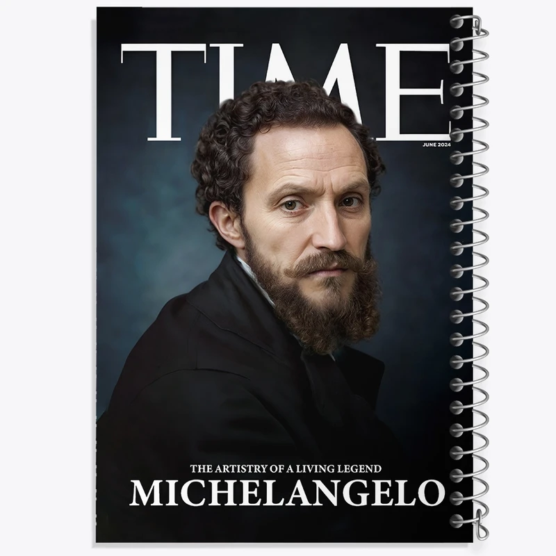 دفتر لیست خرید 50 برگ خندالو طرح میکل آنژ کد F14187