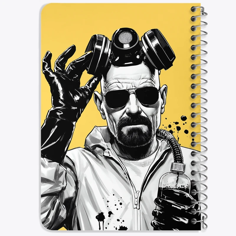 دفتر یادداشت 50 برگ خندالو طرح بریکینگ بد (Breaking Bad) کد N4972