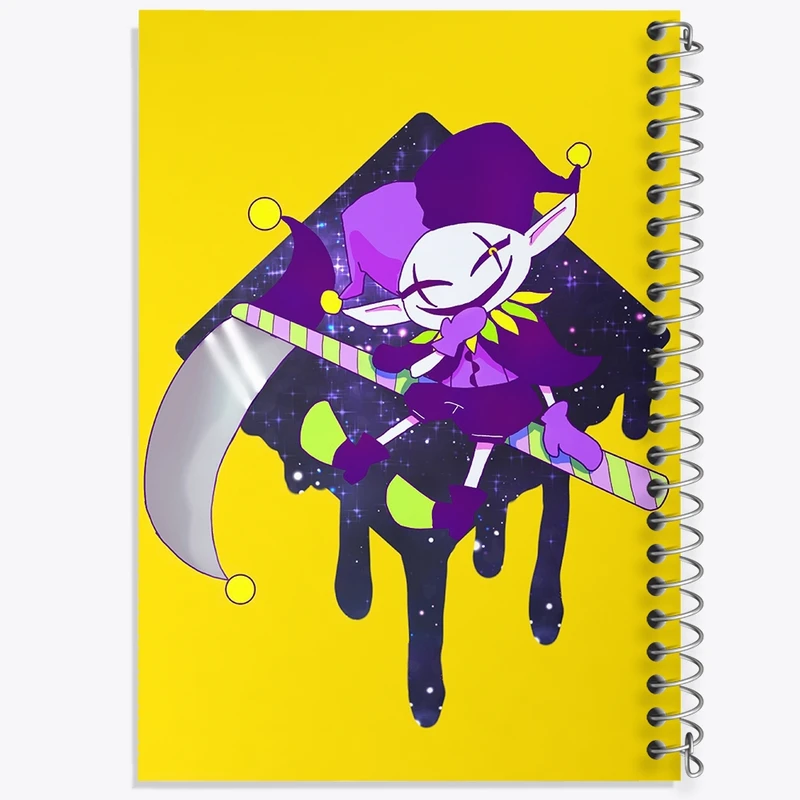 دفتر طراحی 50 برگ خندالو طرح بازی آندرتیل (Undertale) کد 31760