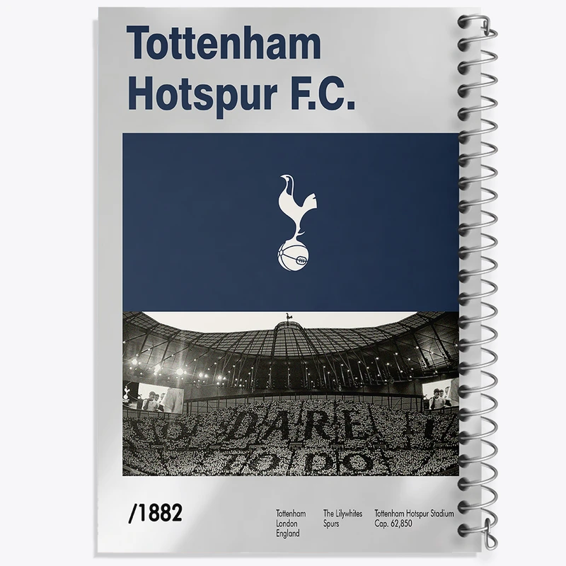 دفتر نقاشی 50 برگ خندالو طرح تاتنهام (Tottenham) کد F13869