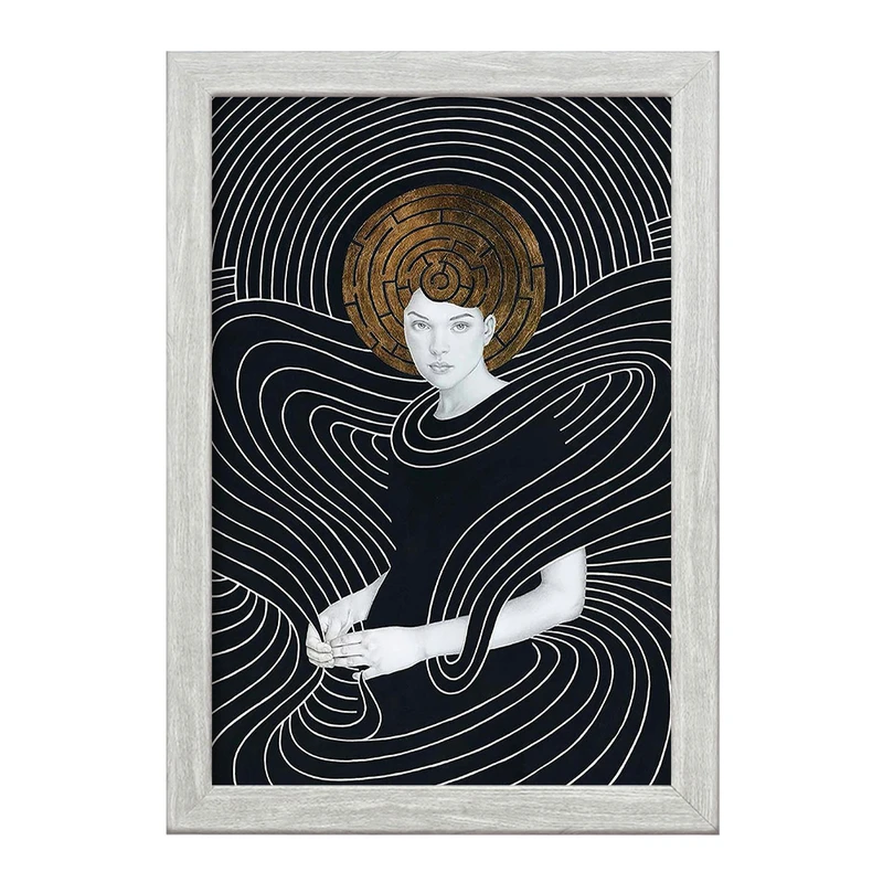 تابلو خندالو طرح دکوراتیو (decorative) کد F202