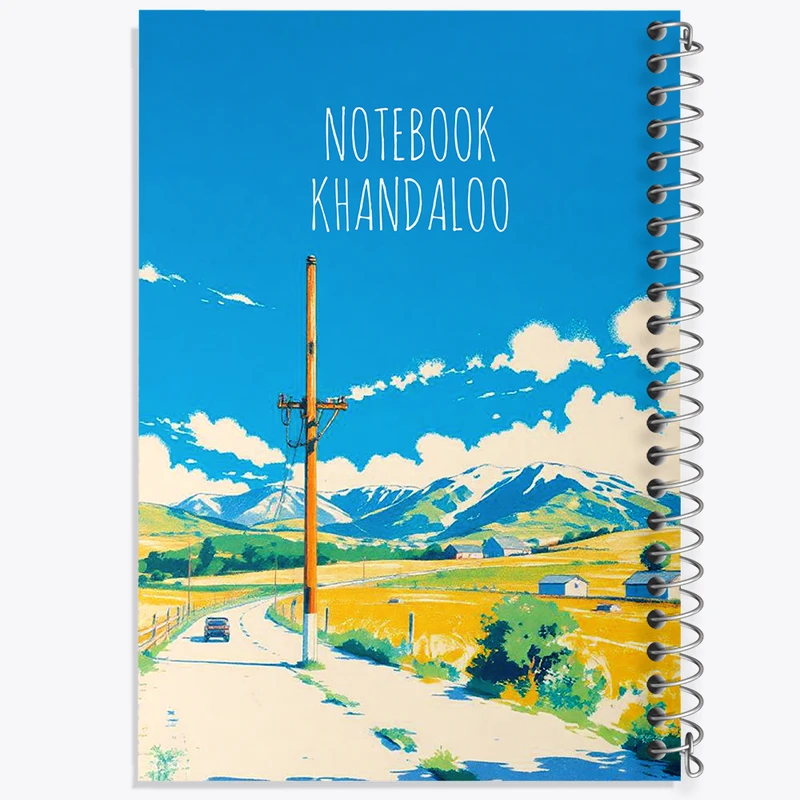 دفتر مشق 100 برگ خندالو طرح منظره کد N7756