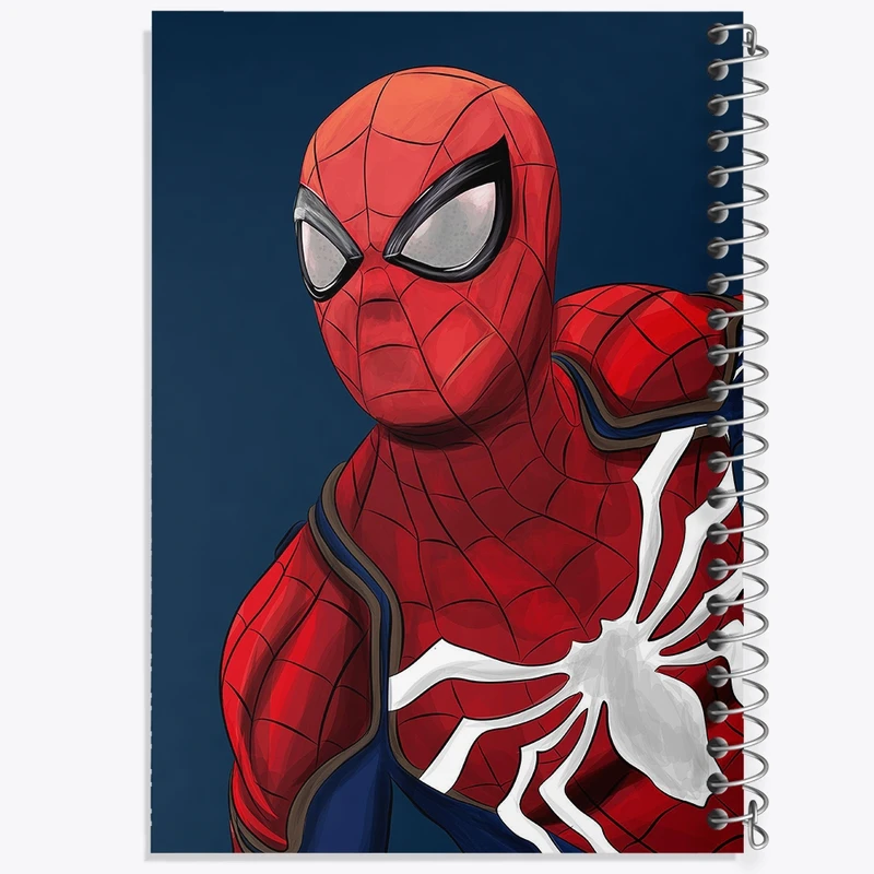 دفتر طراحی 50 برگ خندالو طرح مرد عنکبوتی Spider Man  کد 13171