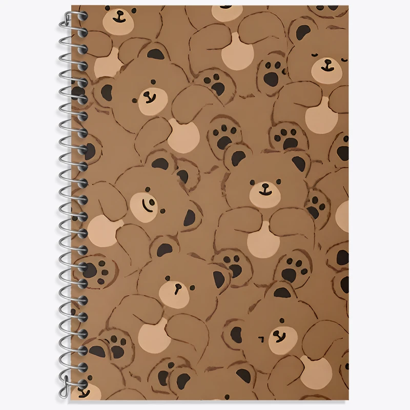 دفتر نت موسیقی 50 برگ خندالو طرح پترن خرسی کد N7082