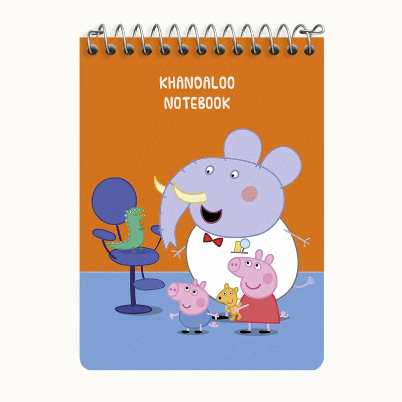 دفتر یادداشت 50 برگ خندالو طرح انیمیشن پپا پیگ (Peppa Pig) کد N9257