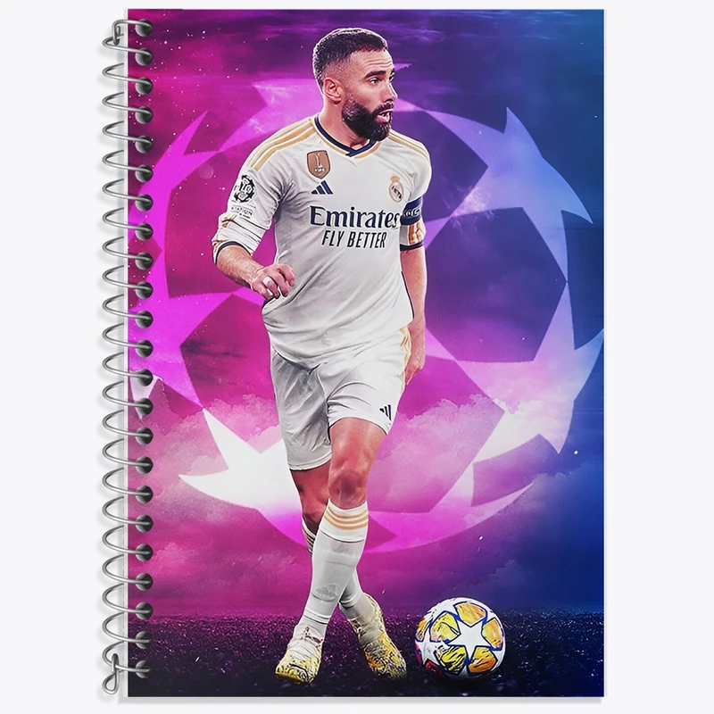 دفتر لغت 50 برگ خندالو طرح دنی کارواخال (Dani Carvajal) کد F14337