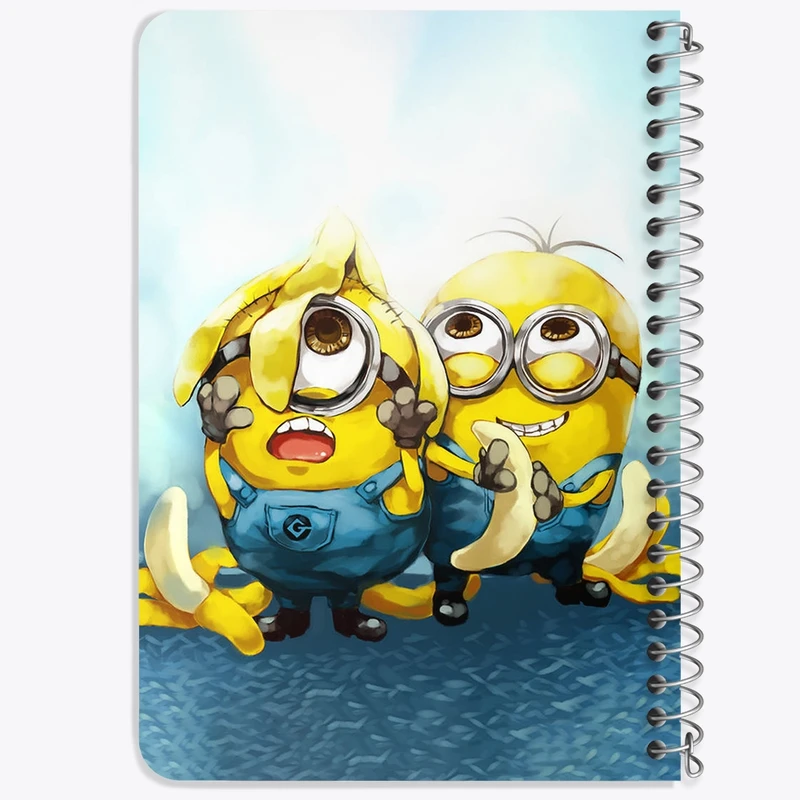 دفتر یادداشت 50 برگ خندالو طرح مینیون ها (Minions) کد F2078