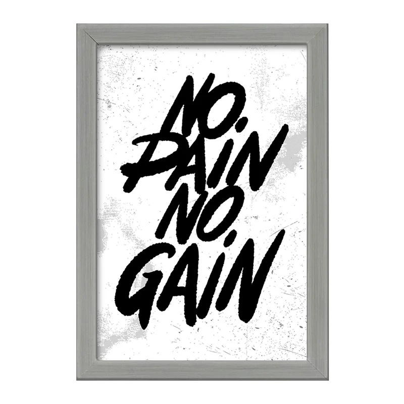 تابلو خندالو طرح No Pain No Gain کد F1511