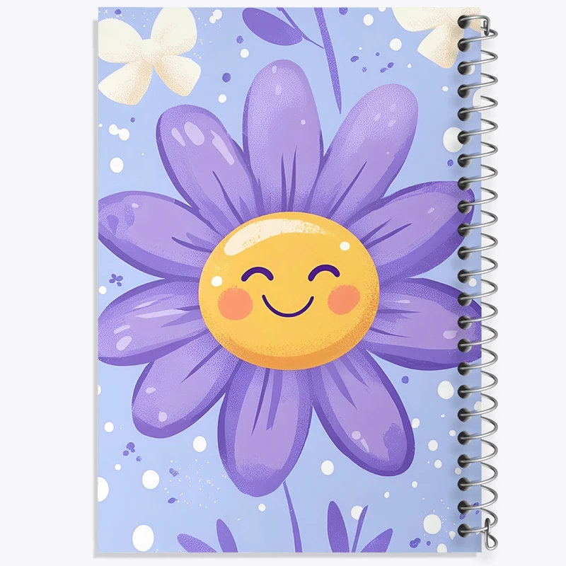 دفتر طراحی 50 برگ خندالو طرح گل خندون کد N9140