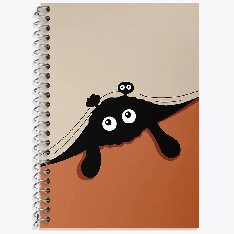 دفتر نت موسیقی 50 برگ خندالو طرح میکروب بامزه کد N7151