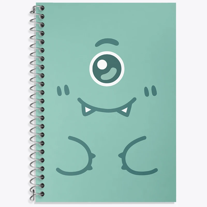 دفتر نت موسیقی 50 برگ خندالو طرح هیولای سبز بامزه کد N7108