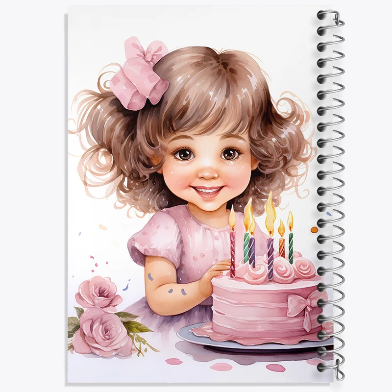 دفتر مشق 50 برگ خندالو طرح دخترانه کد F2919