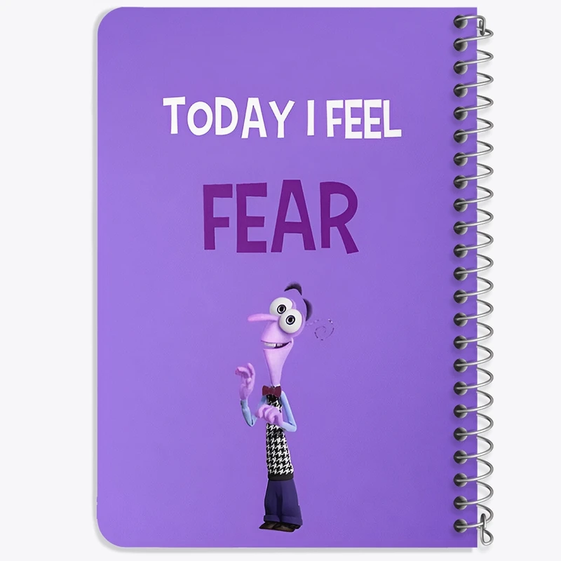 دفتر یادداشت 50 برگ خندالو طرح اینساید اوت (Fear) کد N8406