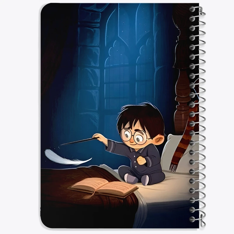 دفتر یادداشت 50 برگ خندالو طرح هری پاتر (Harry Potter) کد N3720