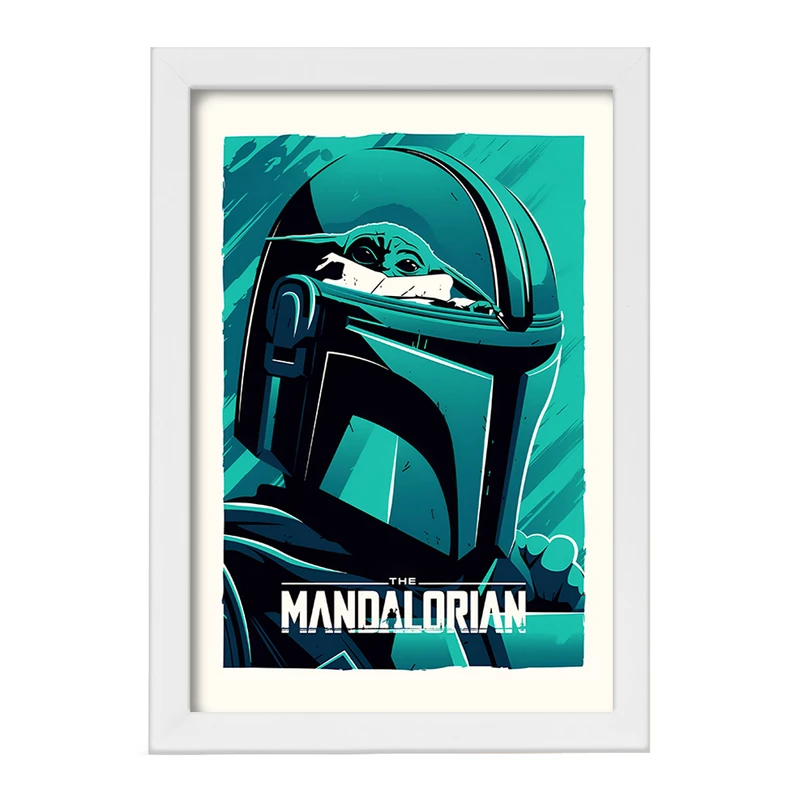 تابلو خندالو طرح مندلورین (The Mandalorian) کد F13743