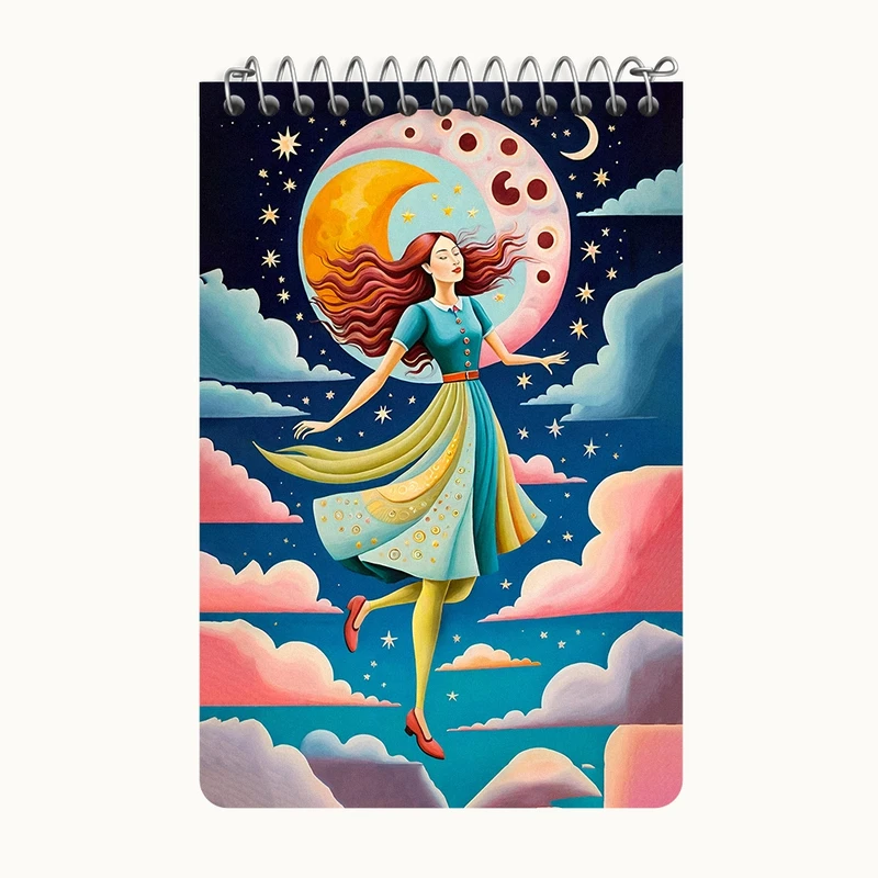 دفتر یادداشت 50 برگ خندالو طرح دخترانه کد F5134