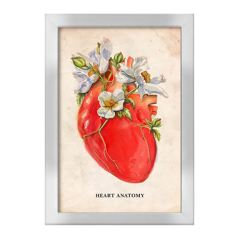 تابلو خندالو طرح آناتومی قلب (Heart Anatomy) کد F14006