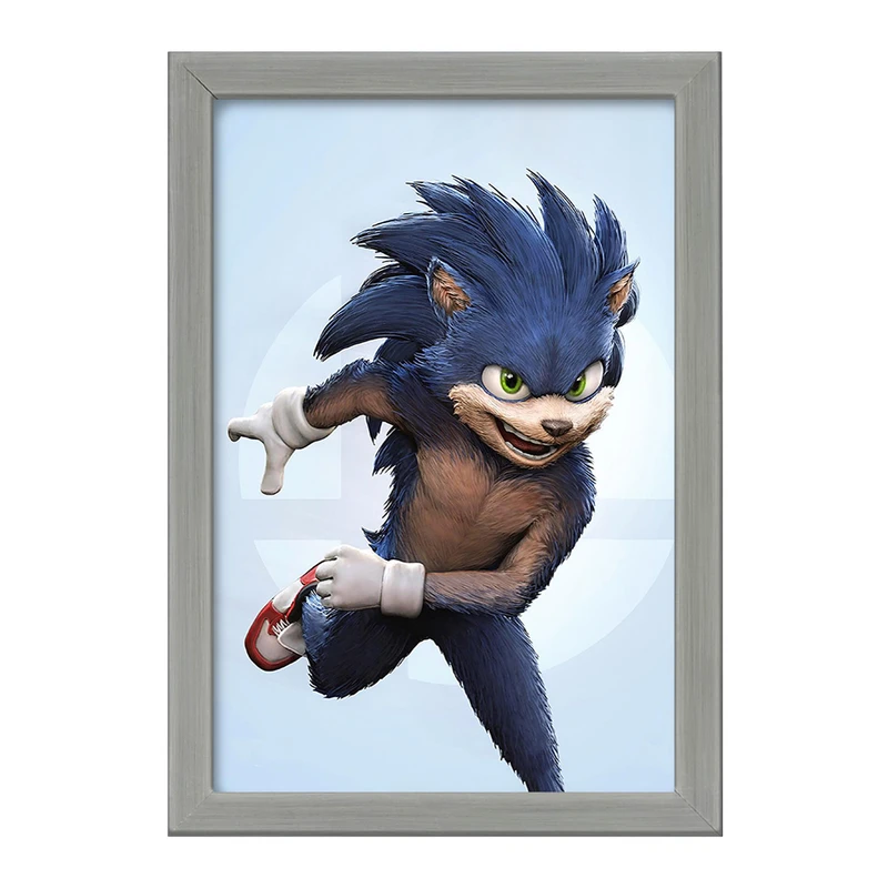 تابلو خندالو طرح سونیک (Sonic) کد F176