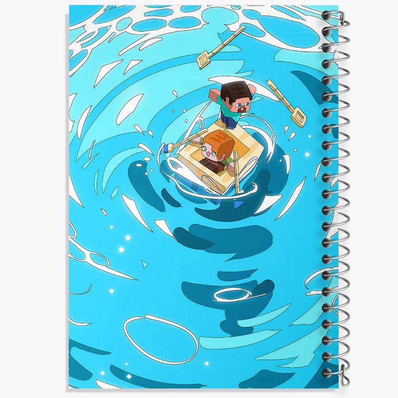 دفتر مشق 50 برگ خندالو طرح بازی ماینکرافت (Minecraft) کد N8683