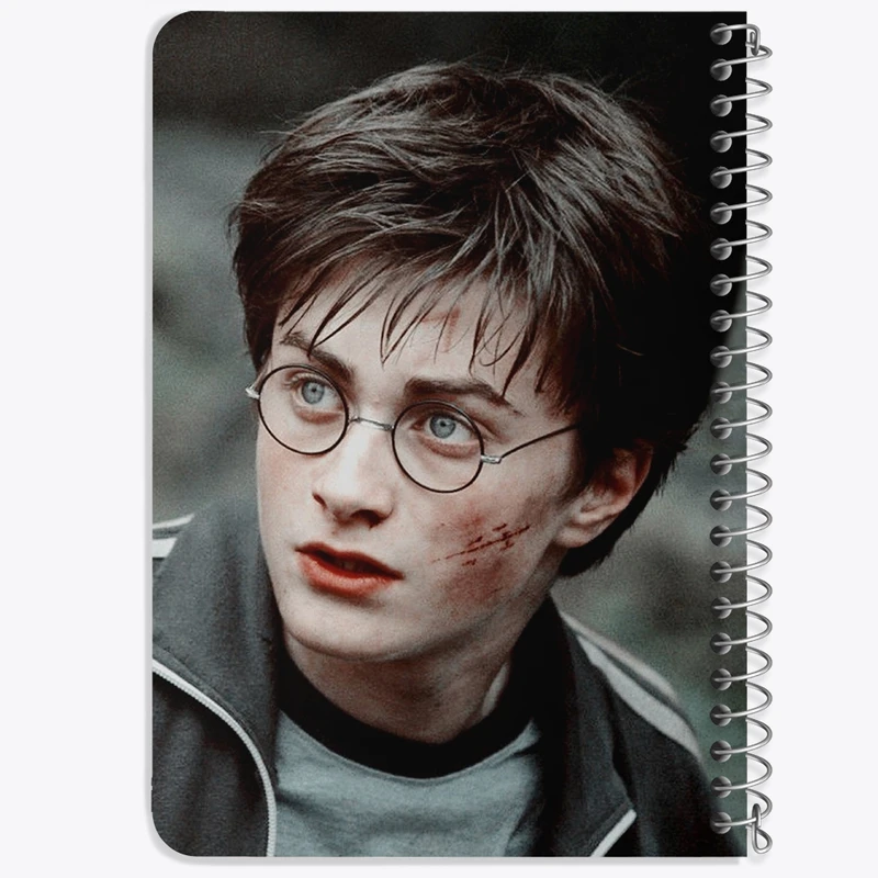 دفتر یادداشت 50 برگ خندالو طرح هری پاتر Harry Potter  کد 2687