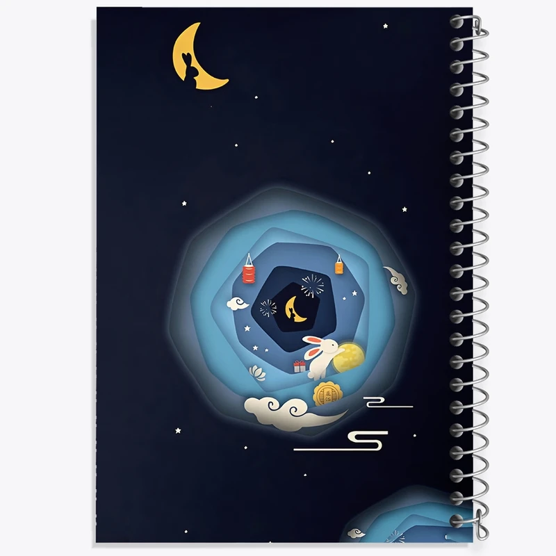 دفتر شطرنجی 50 برگ خندالو طرح خرگوش کد F8830