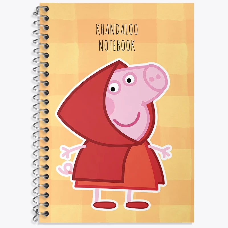دفتر لغت 50 برگ خندالو طرح انیمیشن پپا پیگ (Peppa Pig) کد N9228