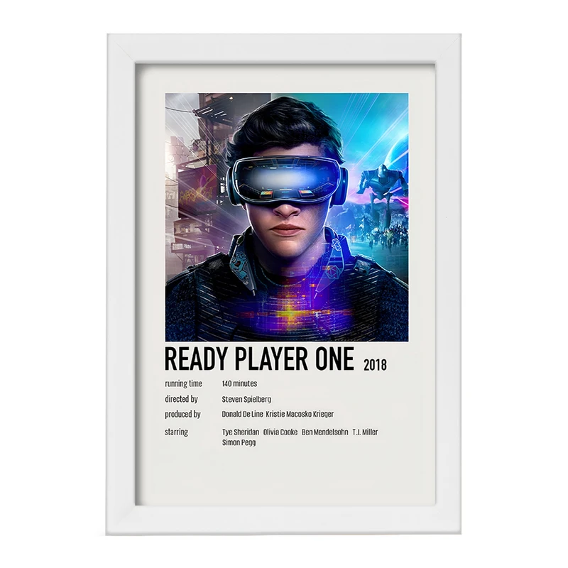 تابلو خندالو طرح بازیکن شماره یک آماده (Ready Player One) کد F13104