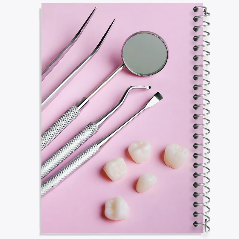 دفتر نقاشی 50 برگ خندالو طرح دندان و دندان پزشکی کد F9824