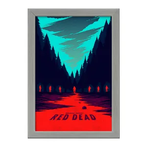 تابلو خندالو طرح رد دد (Red Dead) کد F4458