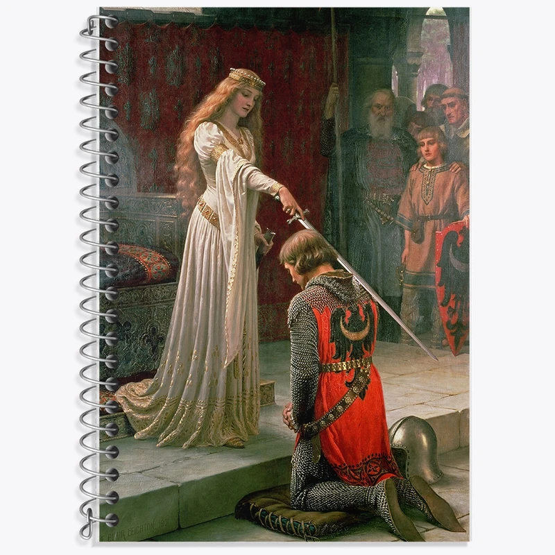 دفتر زبان 50 برگ خندالو مدل سه خط طرح نقاشی افتخار اثر ادموند بلر لیتون کد F12474